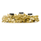 26" Dripping In Gold Eucalyptus Centerpiece