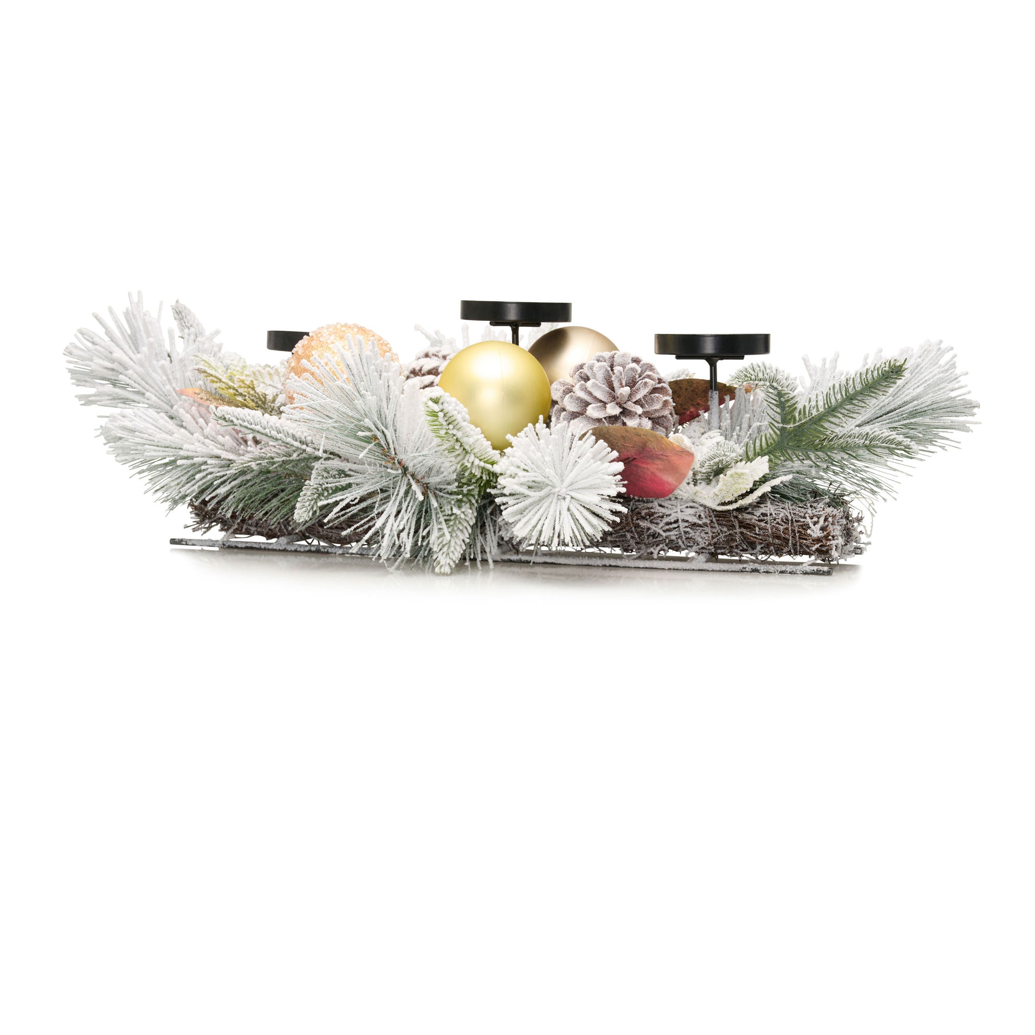 26" Winter White Centerpiece