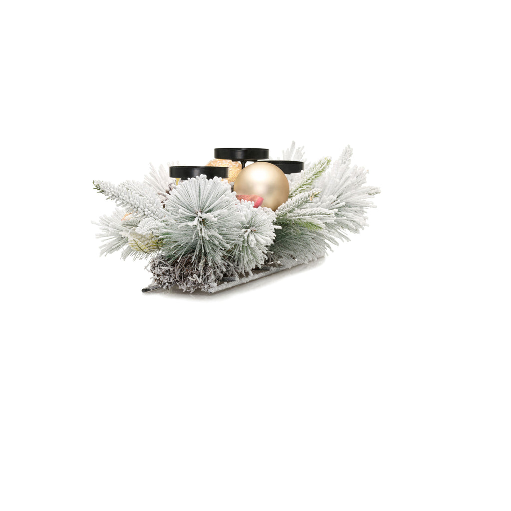 26" Winter White Centerpiece