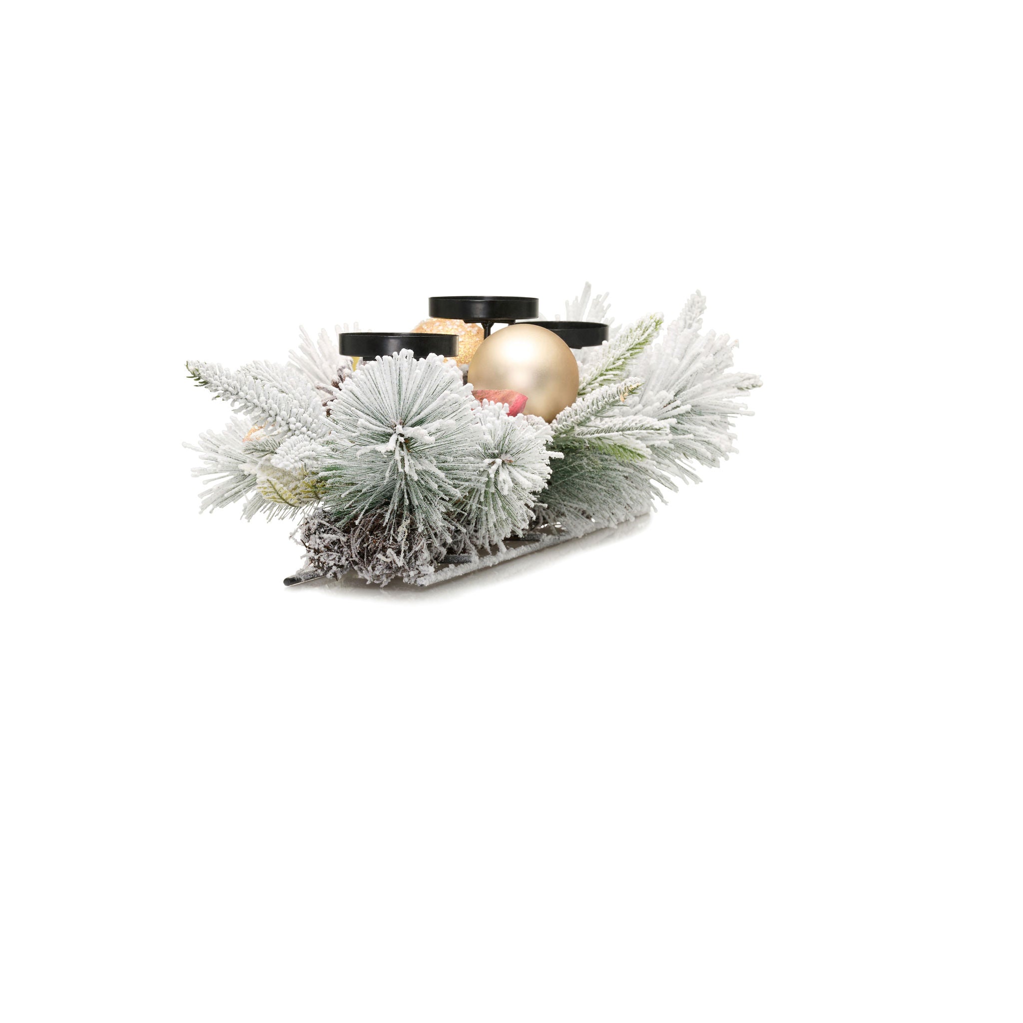 26" Winter White Centerpiece