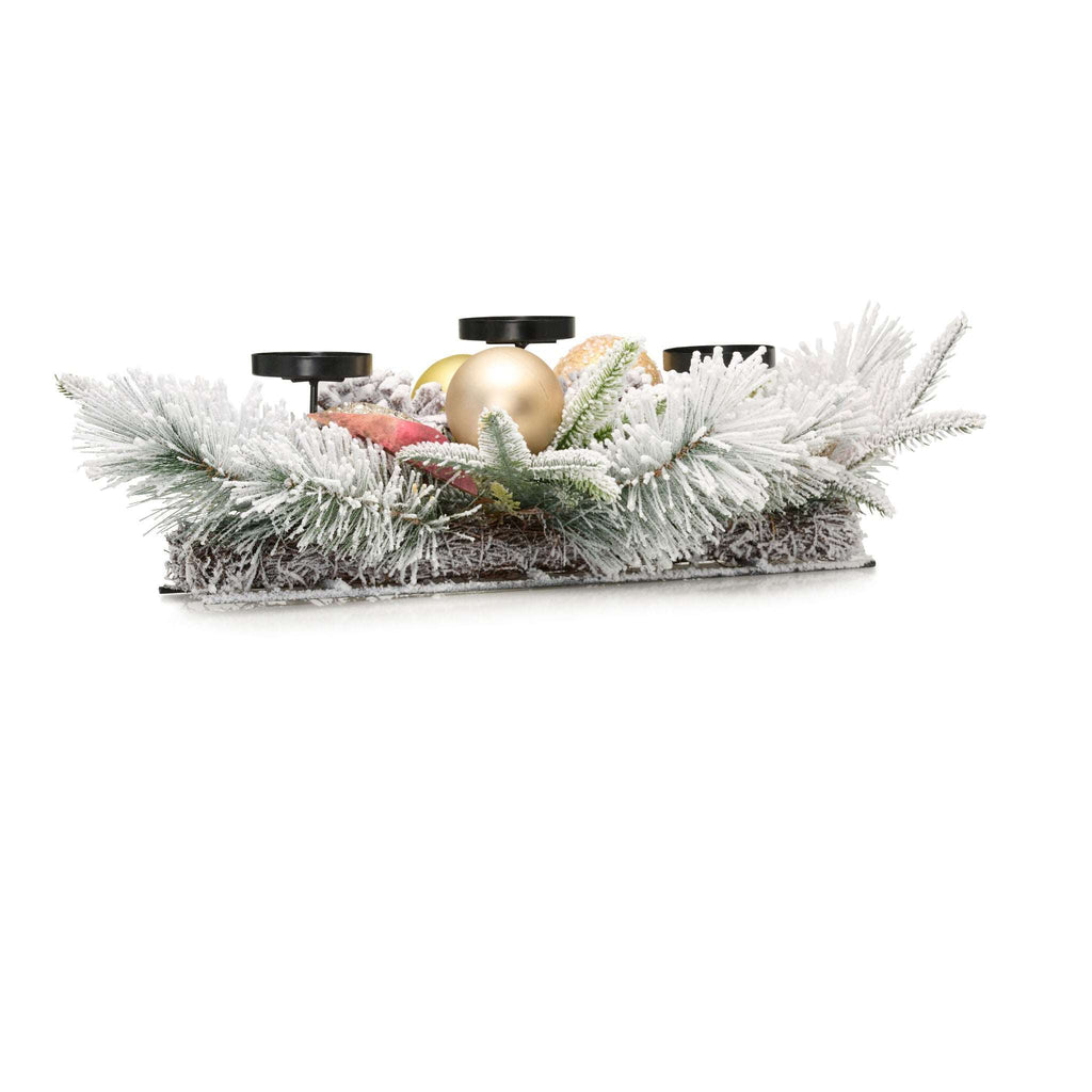 26" Winter White Centerpiece