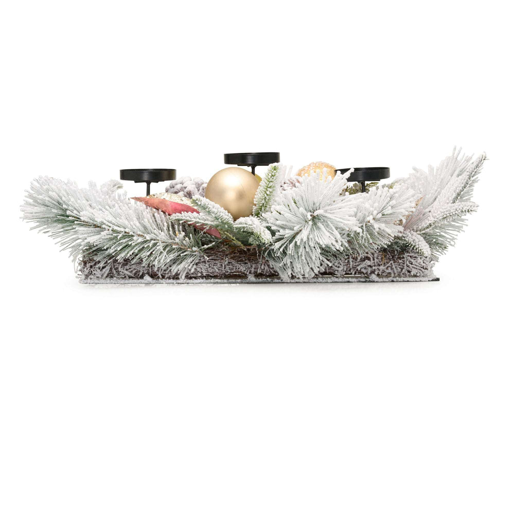 26" Winter White Centerpiece