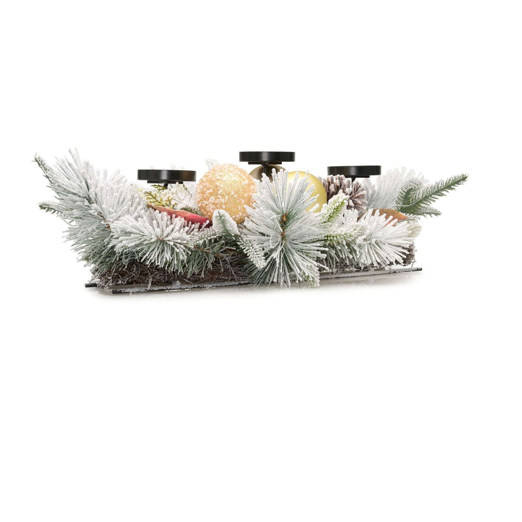 26" Winter White Centerpiece