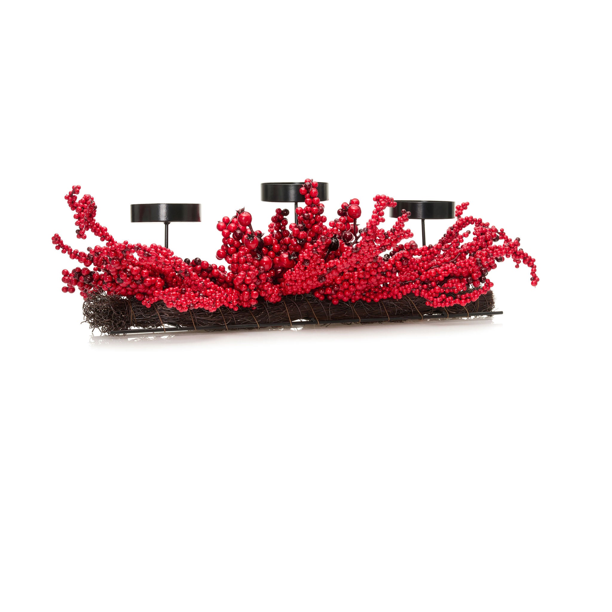 26" Winterberry Holly Centerpiece