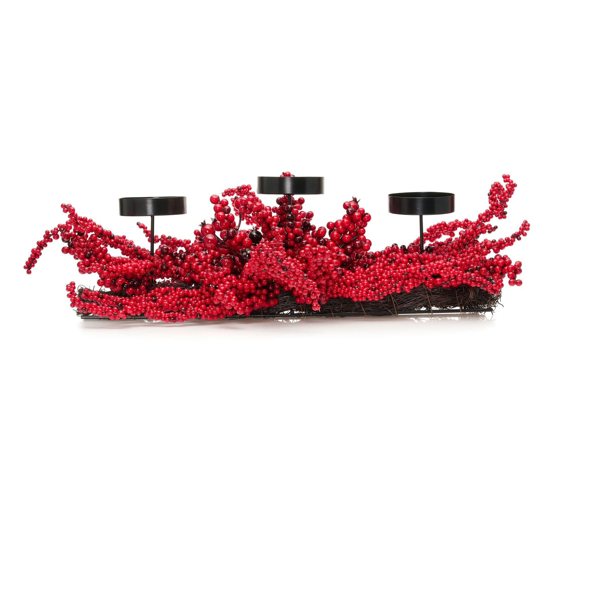 26" Winterberry Holly Centerpiece