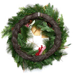 30" Country Harvest Wreath