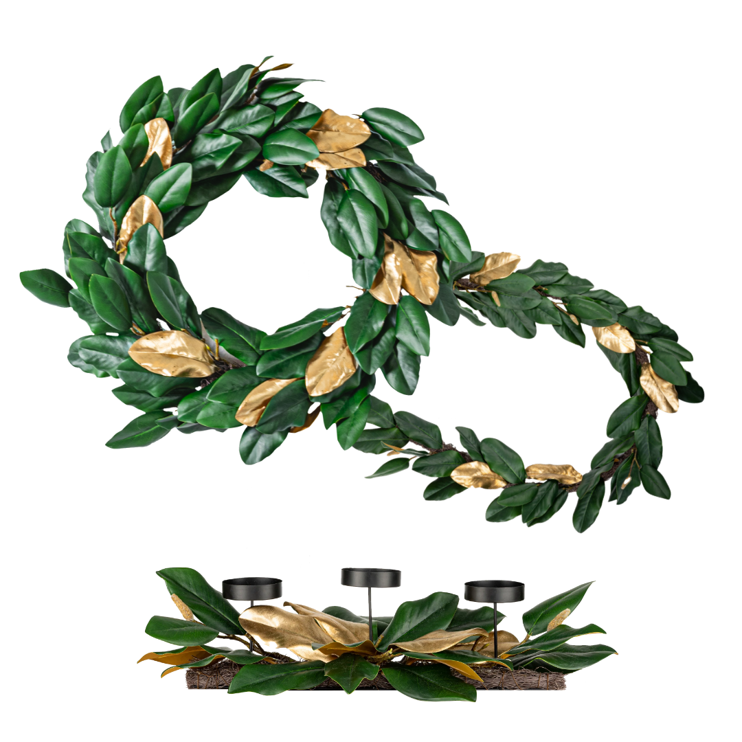 Green & Gold Magnolia Bundle