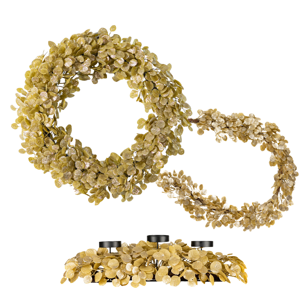 Dripping In Gold Eucalyptus Bundle