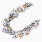 6ft Winter White Garland