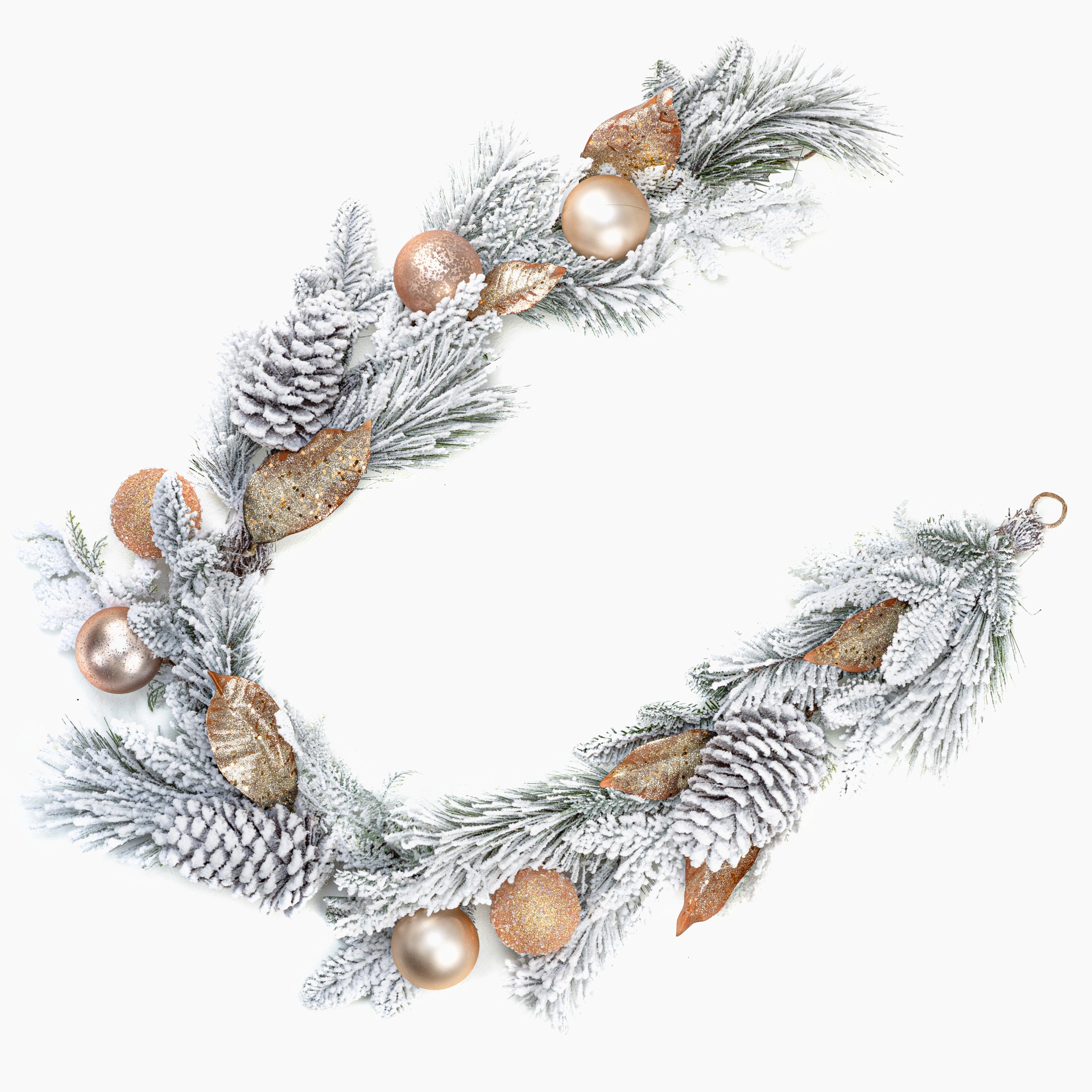 6ft Winter White Garland