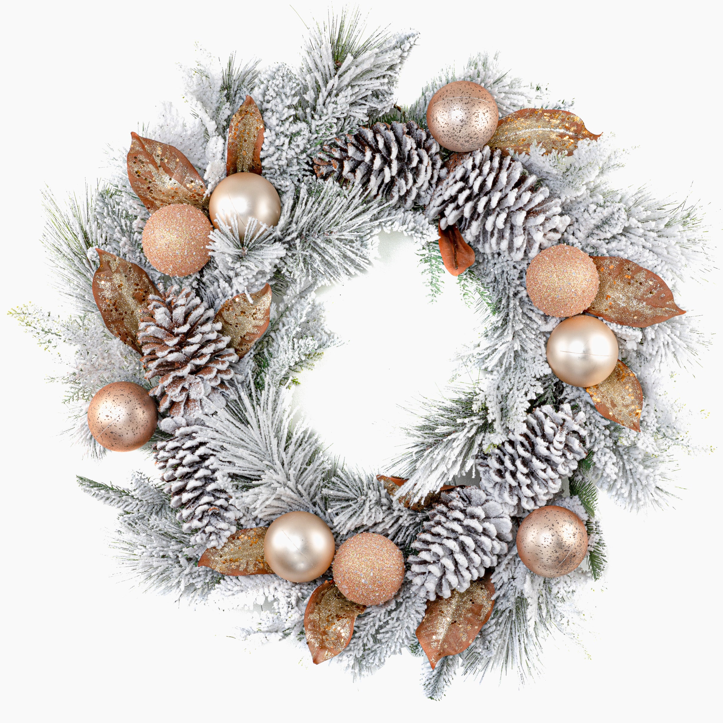 30" Winter White Wreath