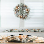 26" Winter White Centerpiece
