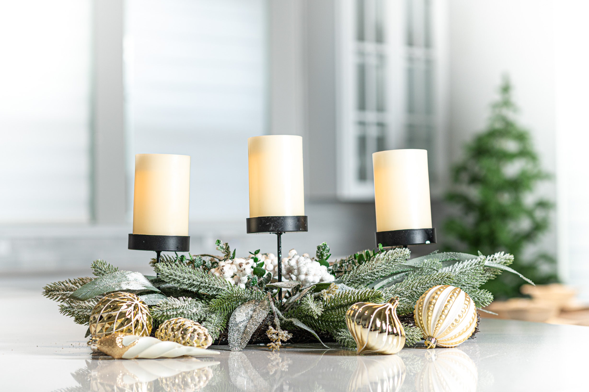 26" Northern Woodland Centerpiece