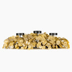 26" Dripping In Gold Eucalyptus Centerpiece